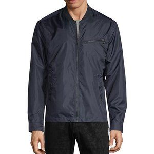 John Varvatos Aviator Windbreaker Zip Jacket Navy